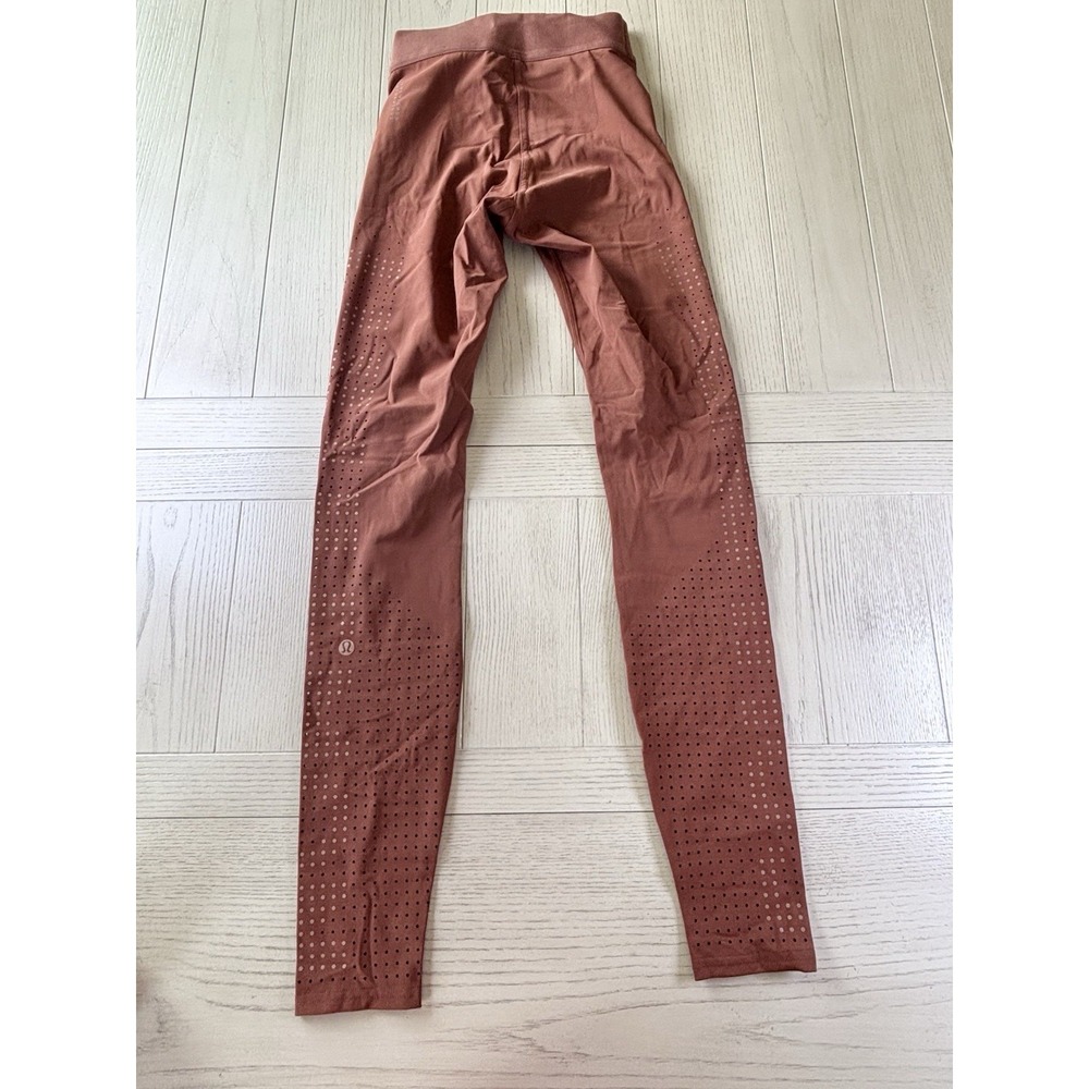 Lululemon x SoulCycle Ride & Reflect Tight Leggings Size 2 NWOT Dusty Rose - Picture 5 of 11